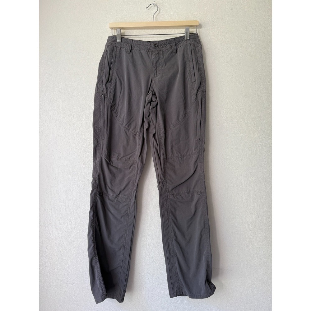 Kuhl Women's Pants Sz 6 Reg Gray Outdoor Hiking Trail Stretch Nylon Blend Travel